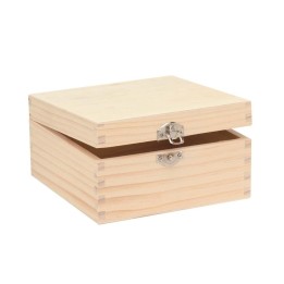 Wooden Box 16x16x8,5cm, FSC