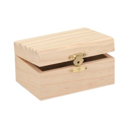 Holzbox rechteckig 11,5x8x6cm