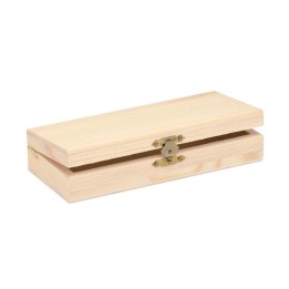 Holzbox rechteckig 17,5x7,5x3,5cm