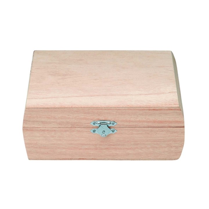 Holzbox quadratisch 18,5x18x6,7cm