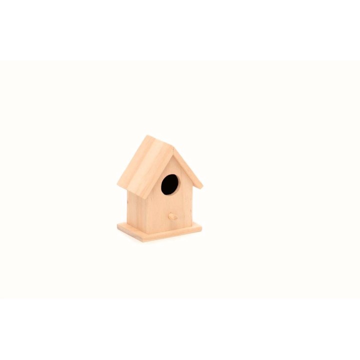 Mini Vogelhaus aus Holz 7,5x5,5x10cm