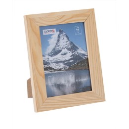 Holz-Bilderrahmen mit Glas 14x17,5cm