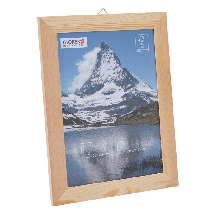 Cadre en bois 34x26x1cm A4 FSC