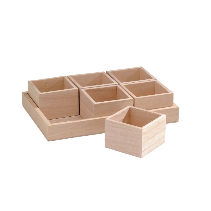 Plateau av.cases 26,5x18,5x6cm FSC