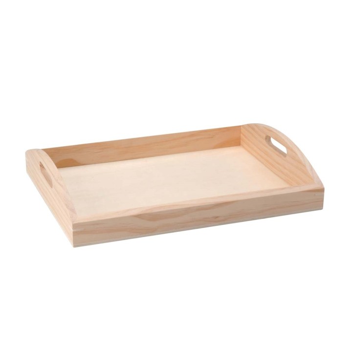 Plateau en bois 37x28,5x7cm FSC