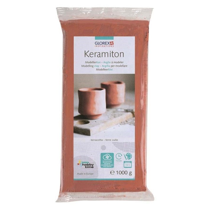 Keramiton terracotta 1000g, modelling clay