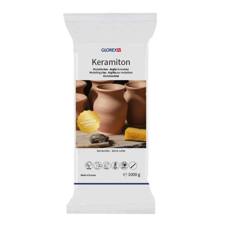Keramiton, terracotta 1000g 100% ohne Konservierungsstoffe