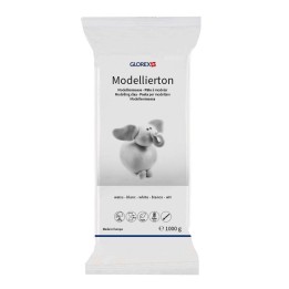 Modellierton weiss 1000g lufthärtend