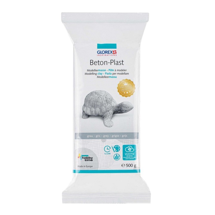 Beton Plast, pâte à modeler gris béton 500g