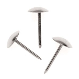 Polsternägel 50 Stück 15mm silberfarben