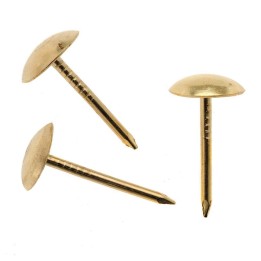 Polsternägel 50 Stück 15mm goldfarben