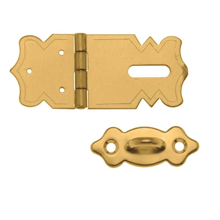 Charniére déco.47x20mm, 2pcs couleur or