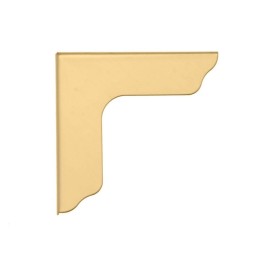 Zierecken 34x34x3,5mm 4 Stück goldfarben