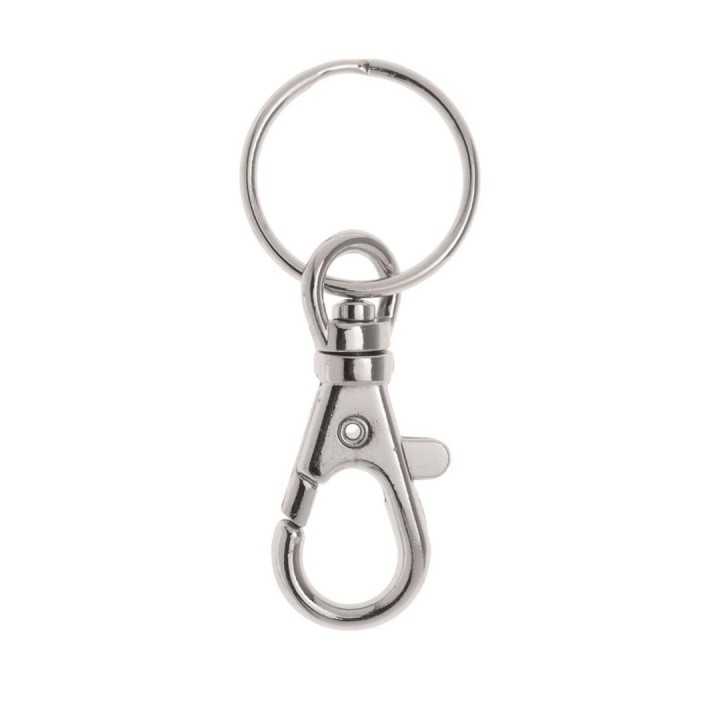 Schlüsselanhänger 1 Karabiner Ring 25mm