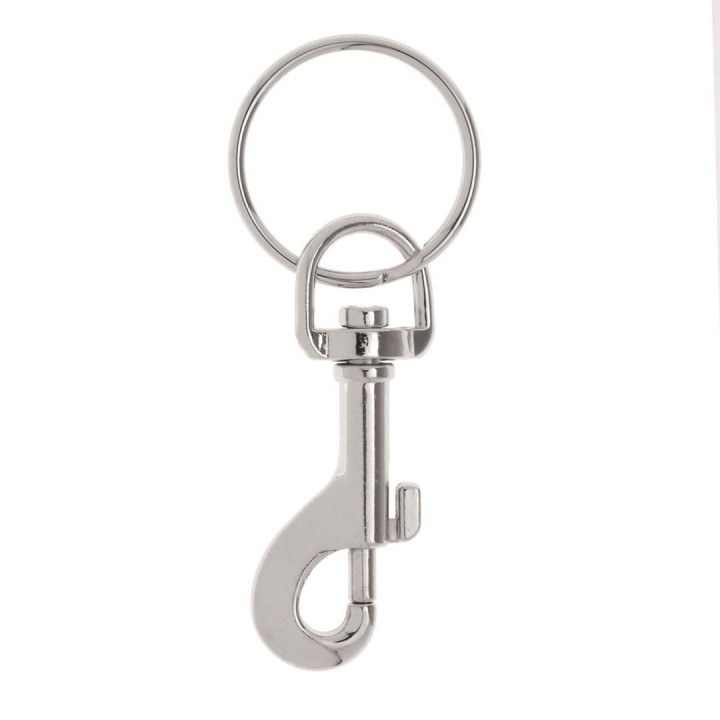 Schlüsselanhänger 1 Karabiner Ring 30mm