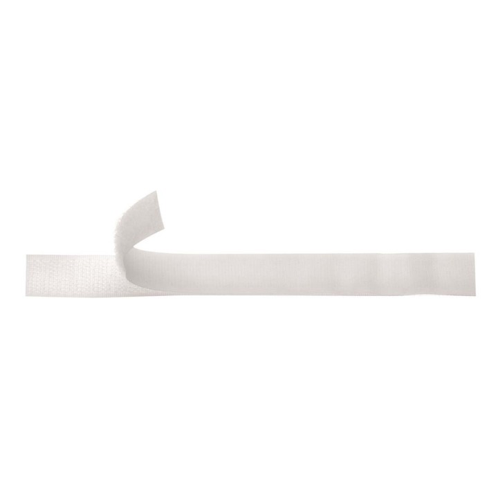 Klettband weiss 100cm 16mm Haken- und Flauschband