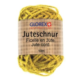 Juteschnur 10m gelb