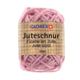 Juteschnur 10m pink