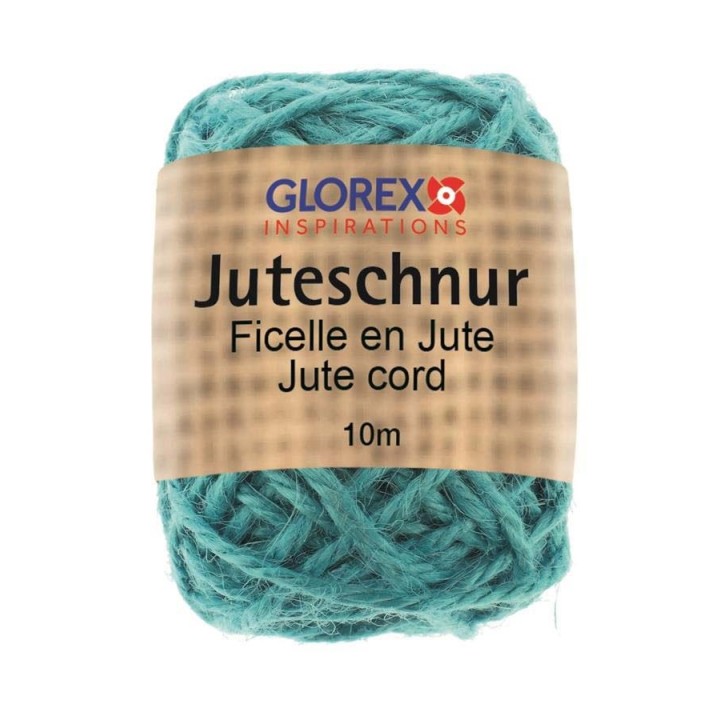 Juteschnur 10m türkis