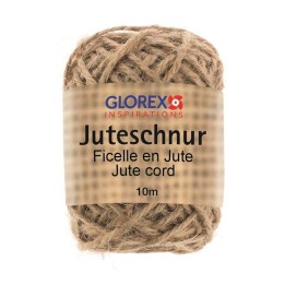 Juteschnur 10m hellbraun