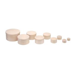 Spandose rund aus Holz 65mm H:35mm