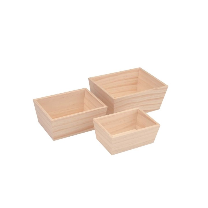 Conic boxes set 168x133x75 mm FSC