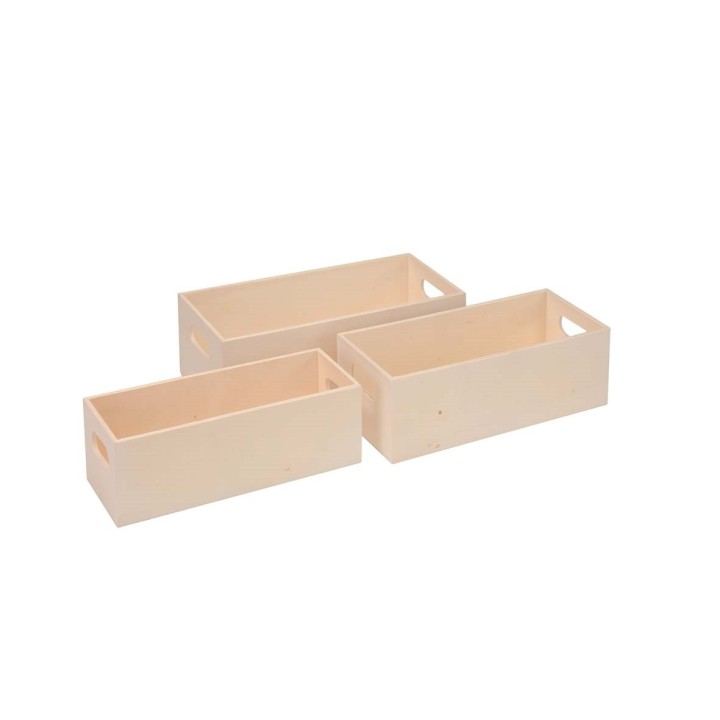 Set jardinières 280x115x85mm 3-pcs, FSC