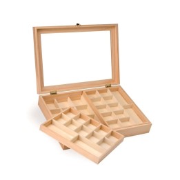 Schmuckkästchen aus Holz gross 40x28x7,5cm