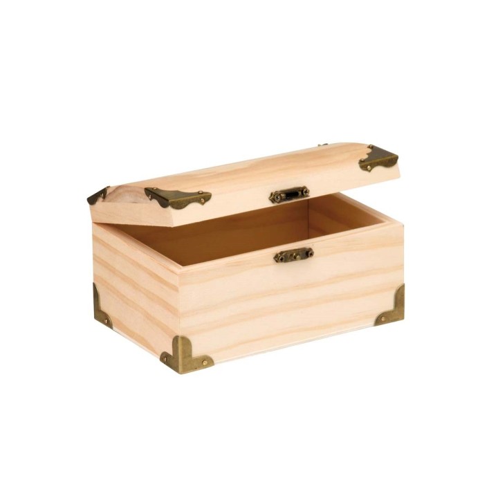 Schatztruhe aus Holz mittel 15x9,5x8cm