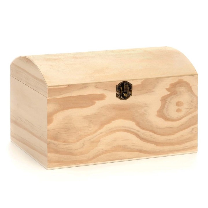 Schatztruhe aus Holz 26x17,5x16cm
