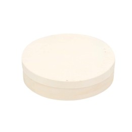 Spandose oval aus Holz 105x130mm H:40mm