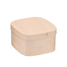 Boîte copeaux carrée 115x115mm H70mm, FSC
