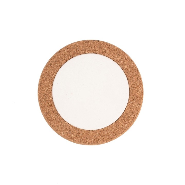Korkuntersetzer mit Keramik rund 14cm