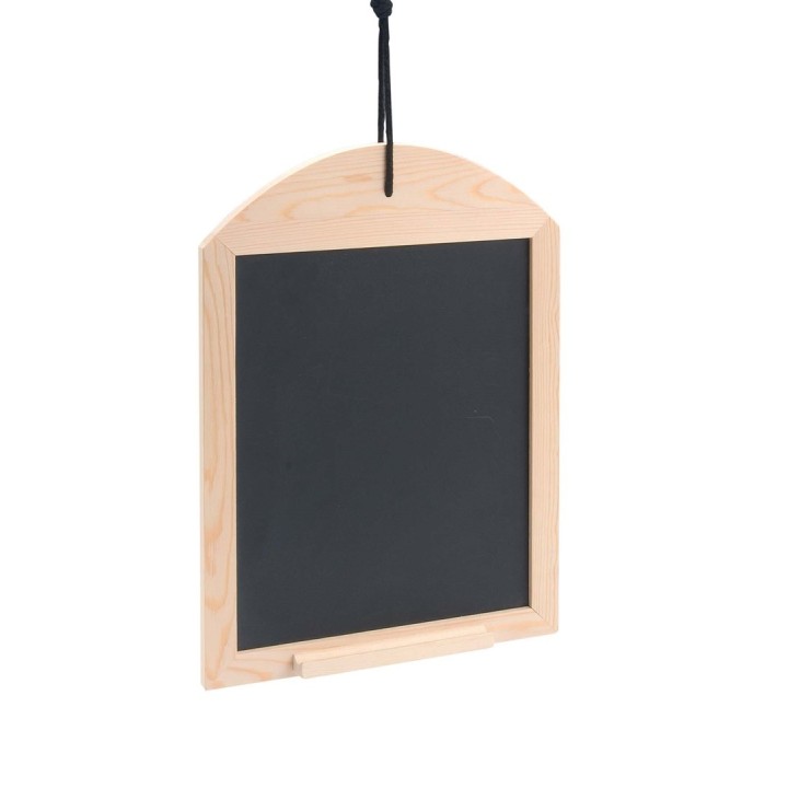 Schultafel aus Holz 24,5x34cm + Kreide