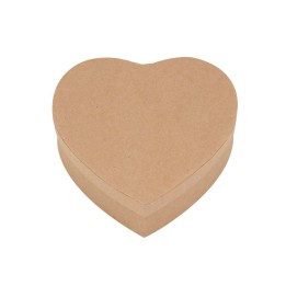 Herz-Box aus Pappe 120x120x38mm