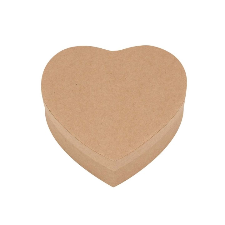 Herz-Box aus Pappe 120x120x38mm