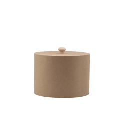 Rundbox aus Pappe, mit Deckel 16,5x12cm