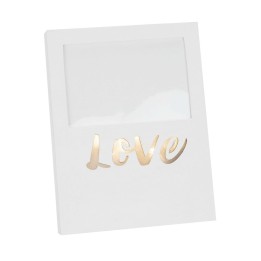 Papp-Foto-Rahmen LOVE 23x18x2cm mit Licht, für Batterie: 3x AAA