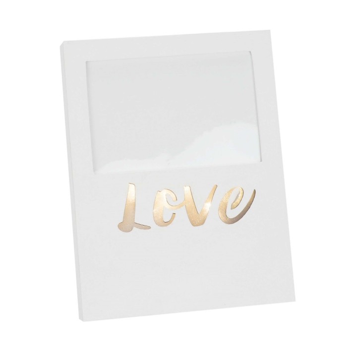 Papp-Foto-Rahmen LOVE 23x18x2cm mit Licht, für Batterie: 3x AAA