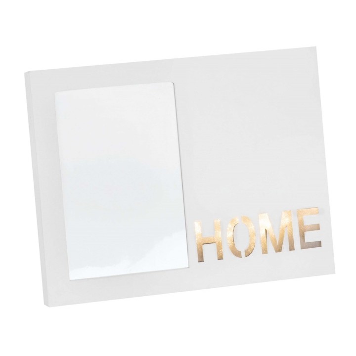 Foto-Rahmen HOME 23x18x2cm mit Licht, für Batterie: 3x AAA