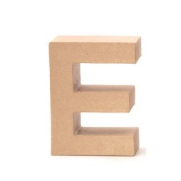 Papp-Buchstabe natur E 17,5X5,5cm