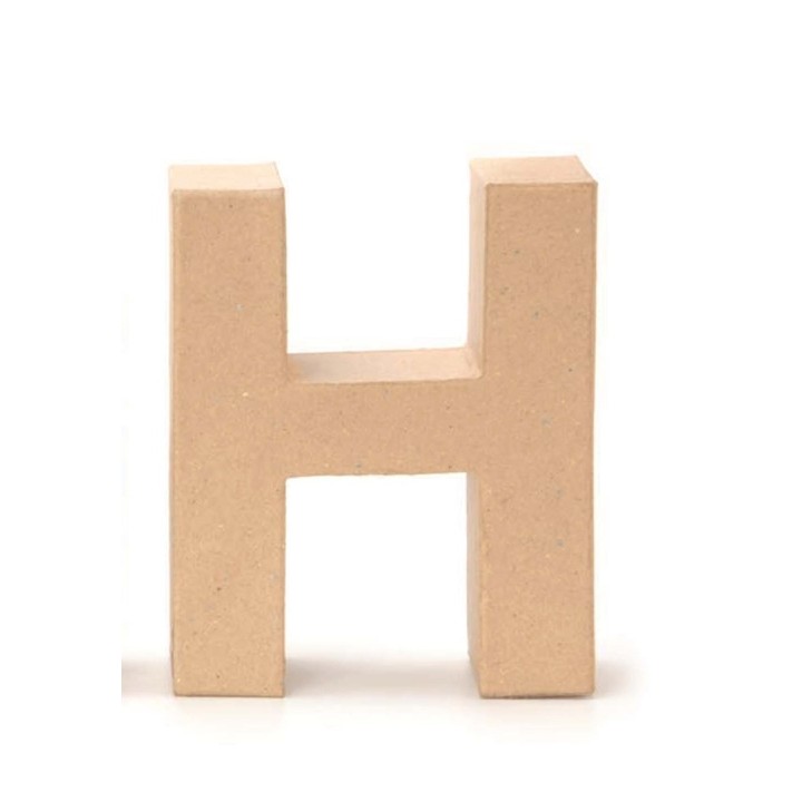 Lettre en carton H 17,5X5,5cm