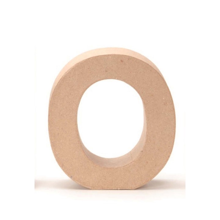 Papp-Buchstabe natur O 17,5X5,5cm