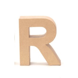 Papp-Buchstabe natur R 17,5X5,5cm