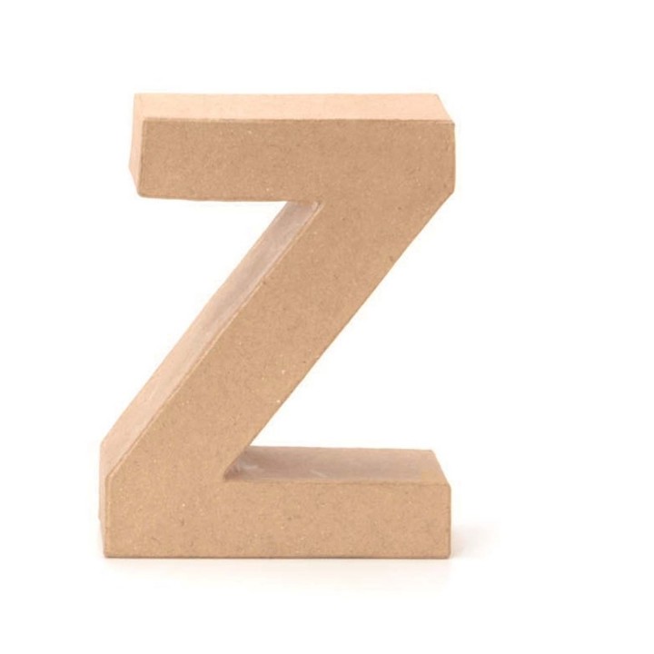 Lettre en carton Z 17,5X5,5cm