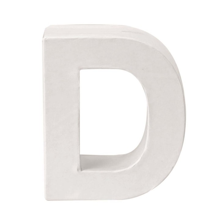 Lettre en carton D 10x3,5cm FSC Mix