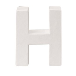 Cardboard letter H 10x3,5cm FSC Mix