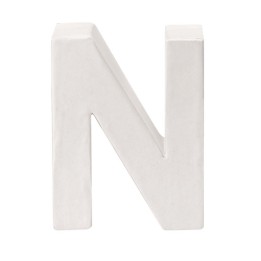 Cardboard letter N 10x3,5cm FSC Mix
