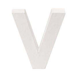 Cardboard letter V 10x3,5cm FSC Mix