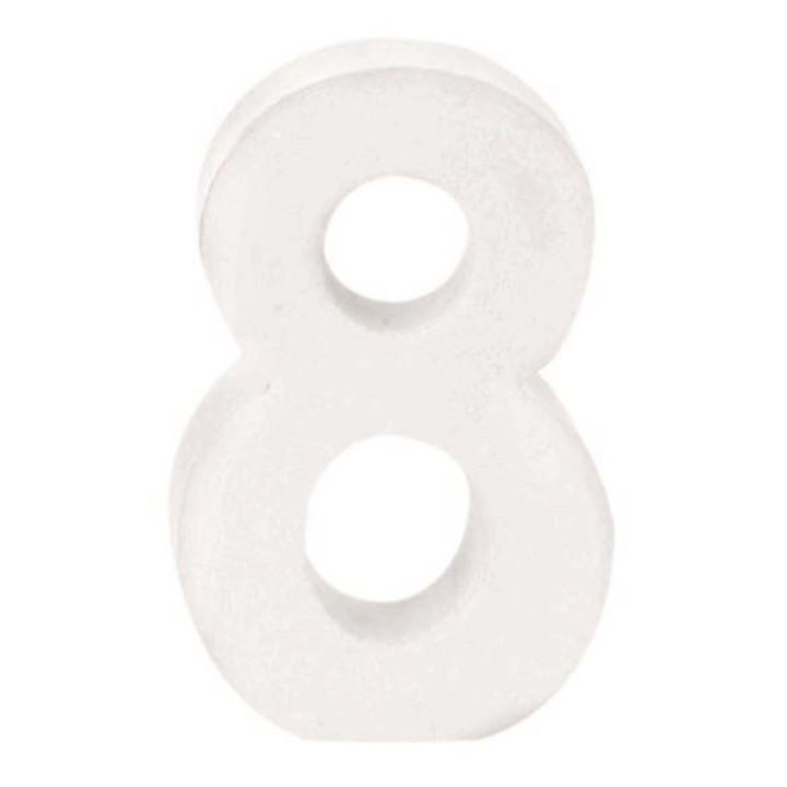 Cardboard number 8 10X3,5cm FSC Mix